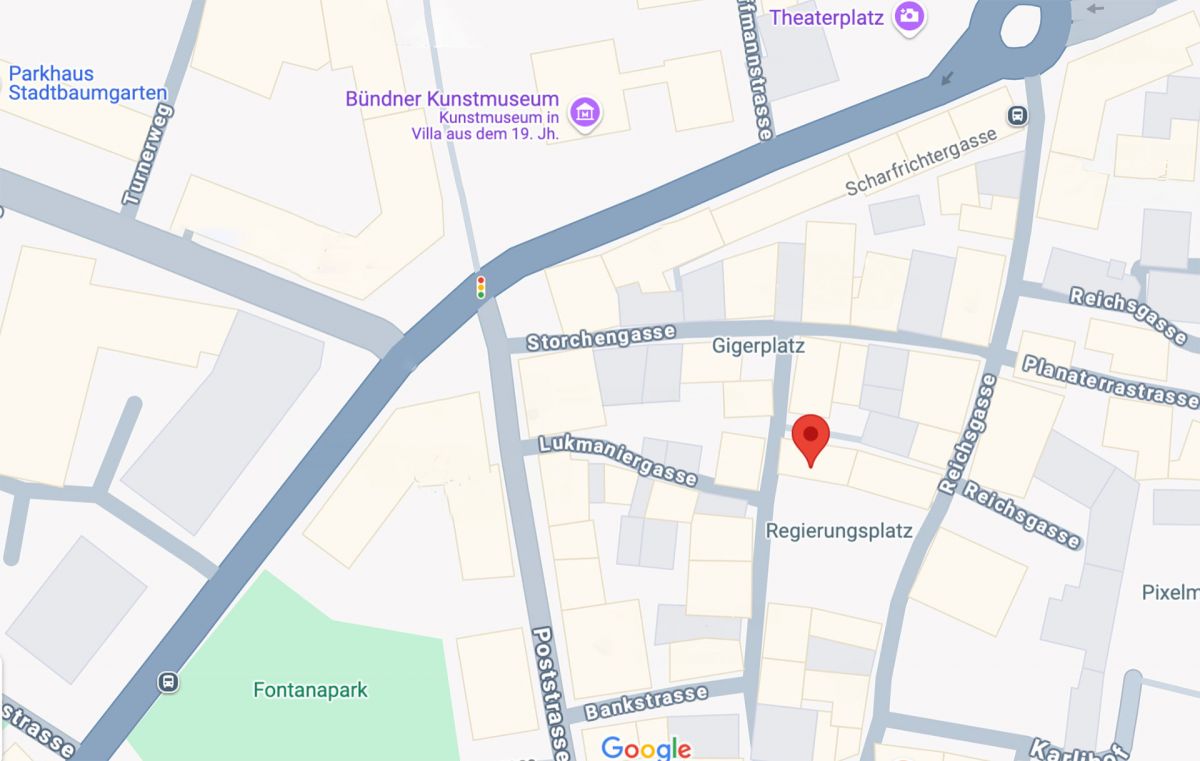 Möbelrestaurationen Wassenberg Chur – Lageplan